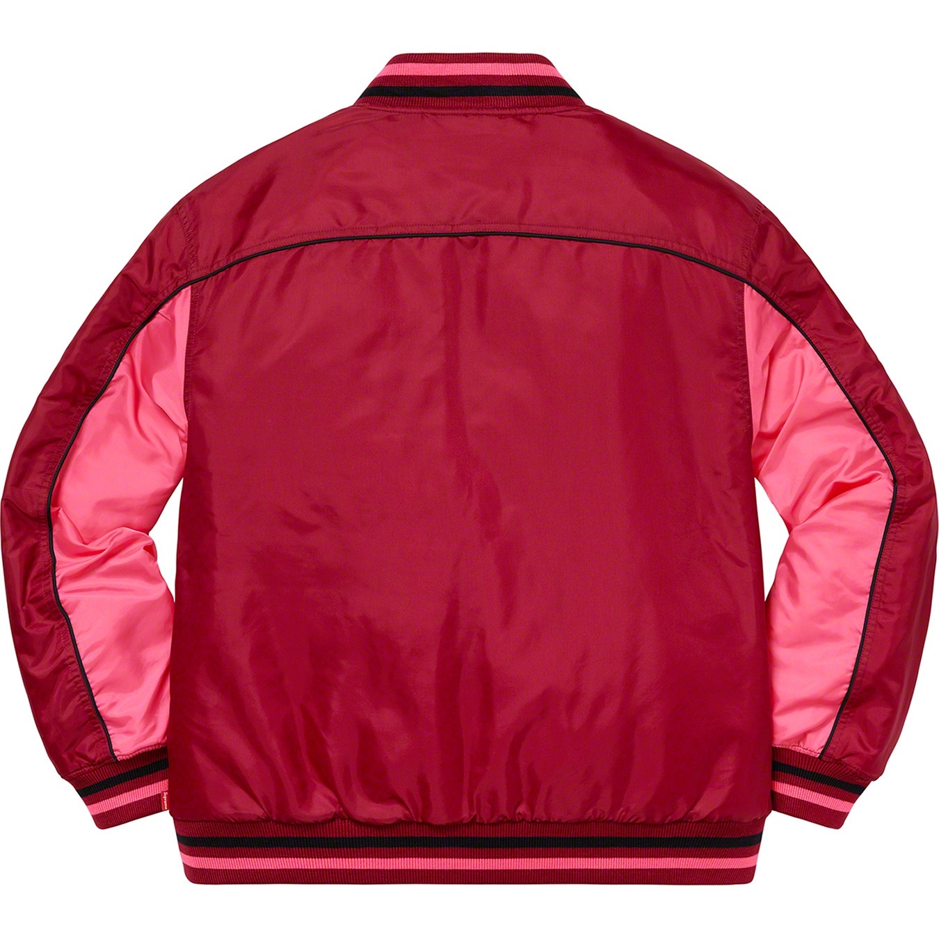 Contrast Script Varsity Jacket view 17